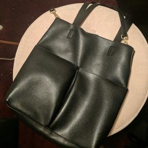 Black Crossbody Tote